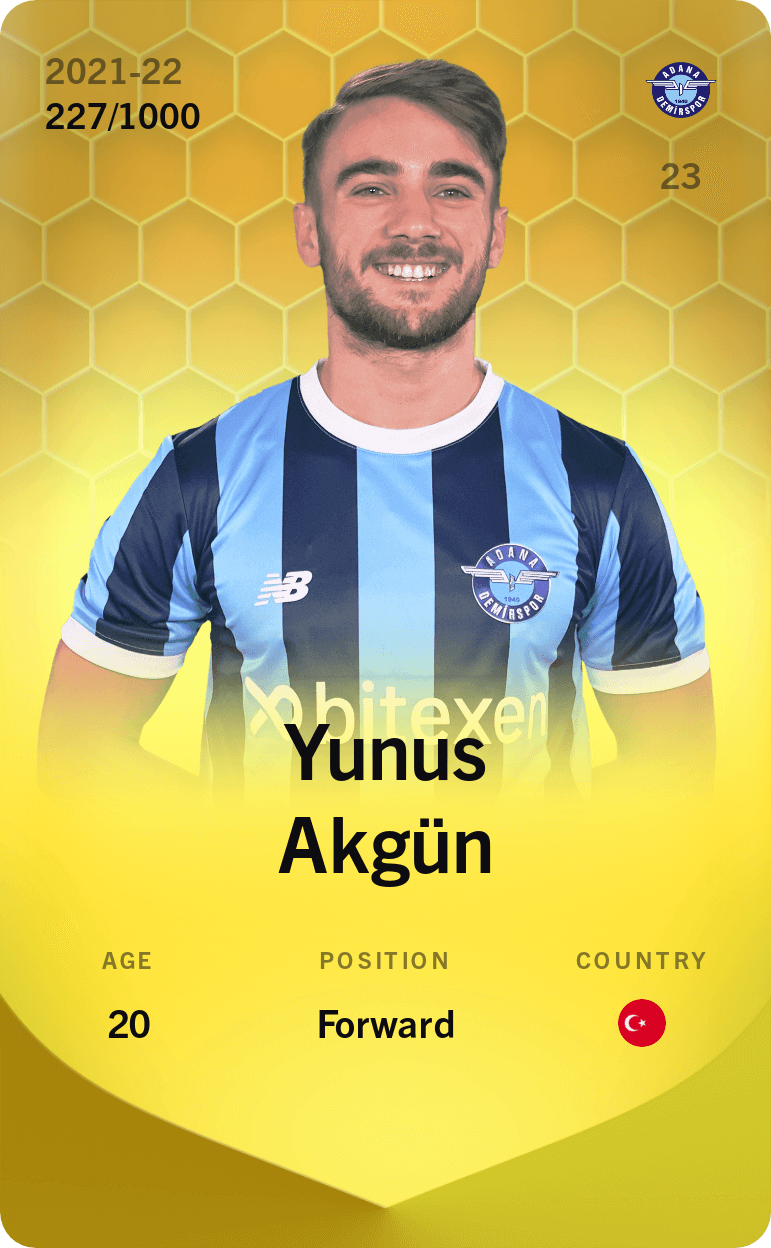 Yunus Akgün 2021-22 • Limited 227/1000
