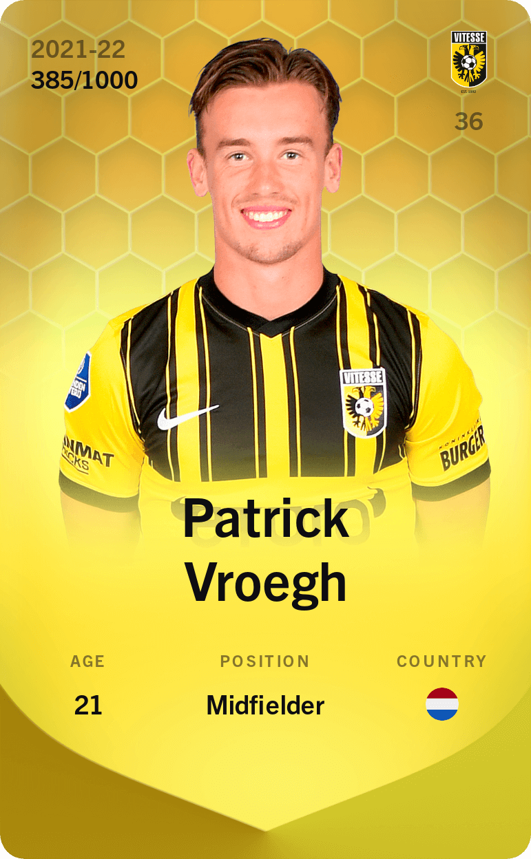 Patrick Vroegh 2021-22 • Limited 385/1000