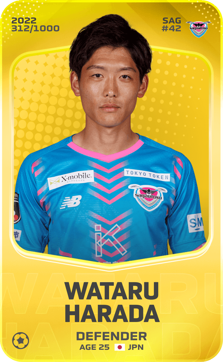 Wataru Harada 2022-23 • Limited 312/1000