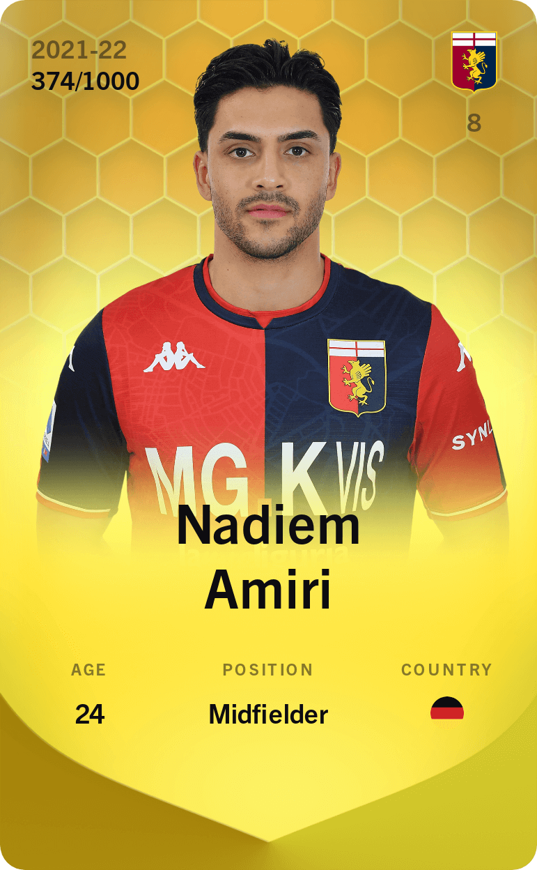 Nadiem Amiri 2021-22 • Limited 374/1000