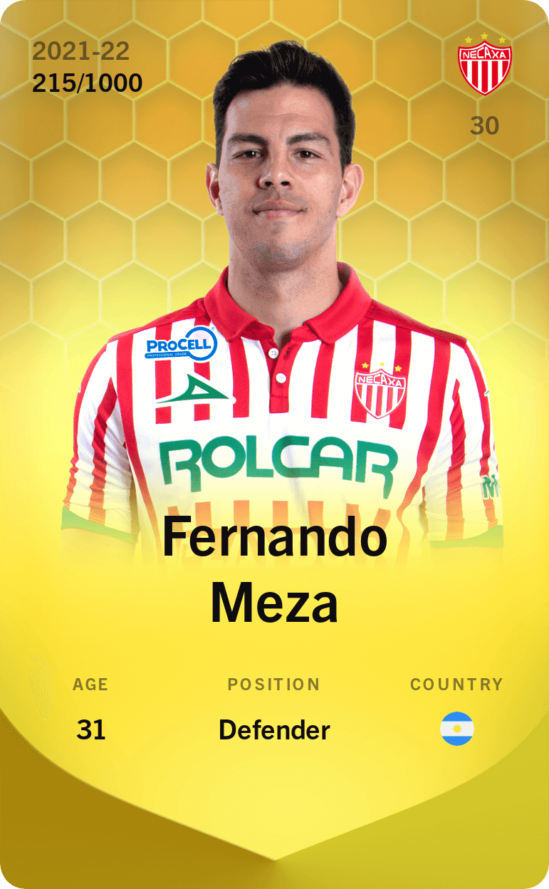 Fernando Meza 2021-22 • Limited 215/1000