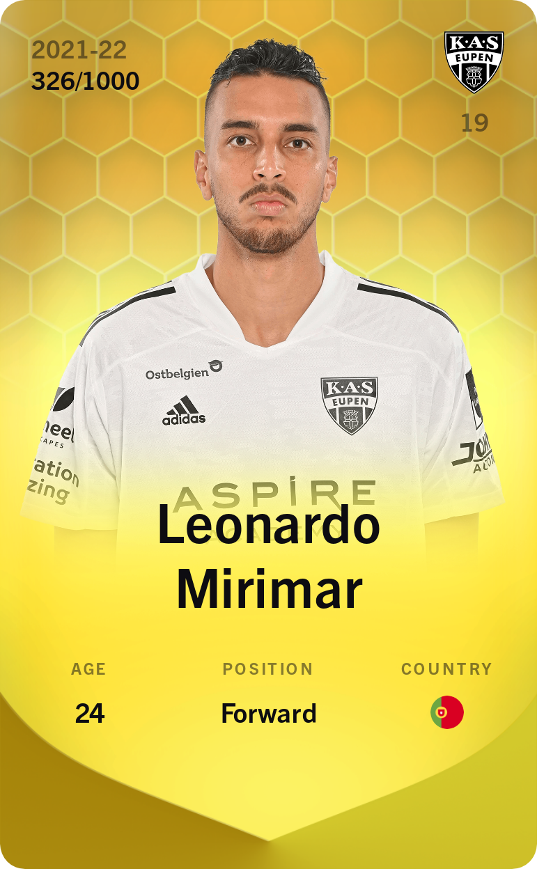 Sorare - Sorare Official - Leonardo Mirimar 2021-22 • Limited 326/1000 - NFT # 11823923240581623024586792216026526926544063794729714820644931329406207850092