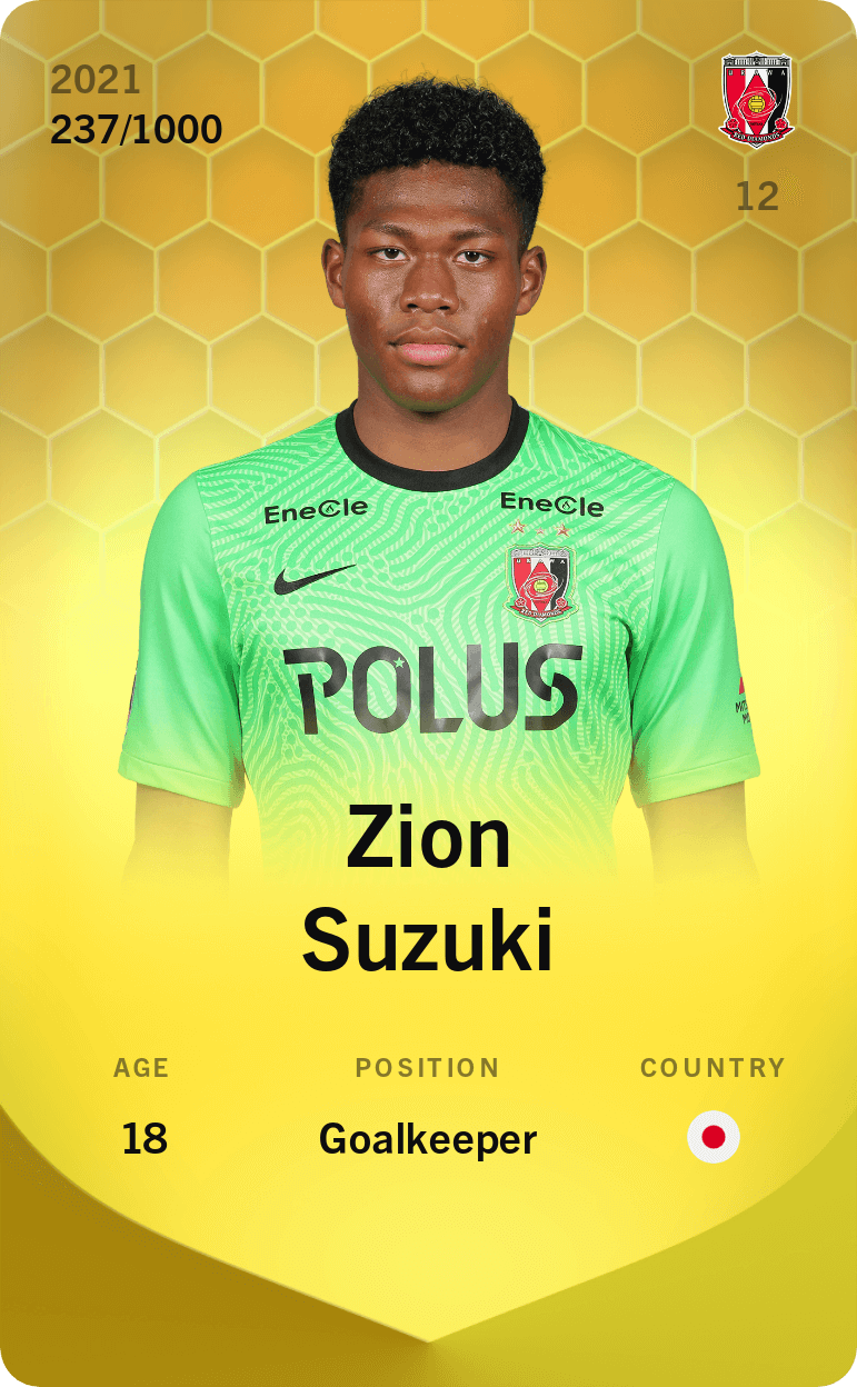 Zion Suzuki 2021-22 • Limited 237/1000