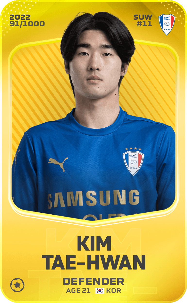 Kim Tae-Hwan 2022-23 • Limited 91/1000