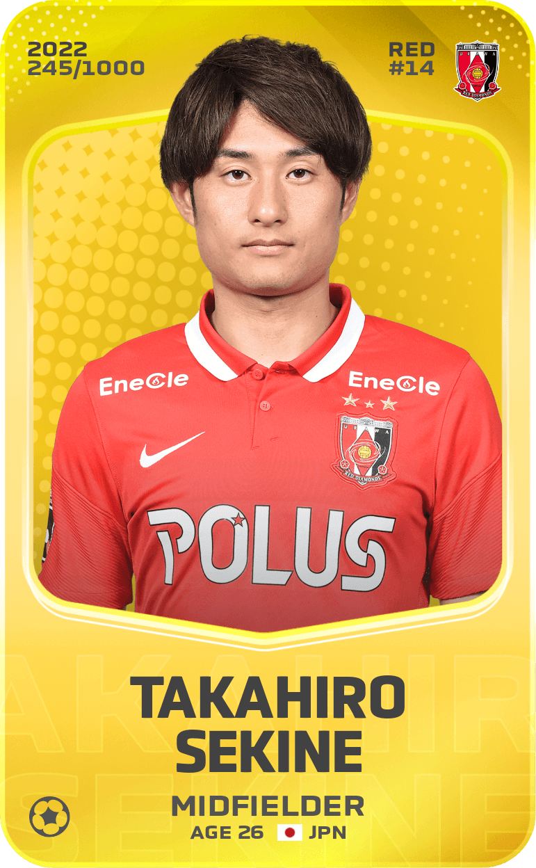 Takahiro Sekine 2022-23 • Limited 245/1000