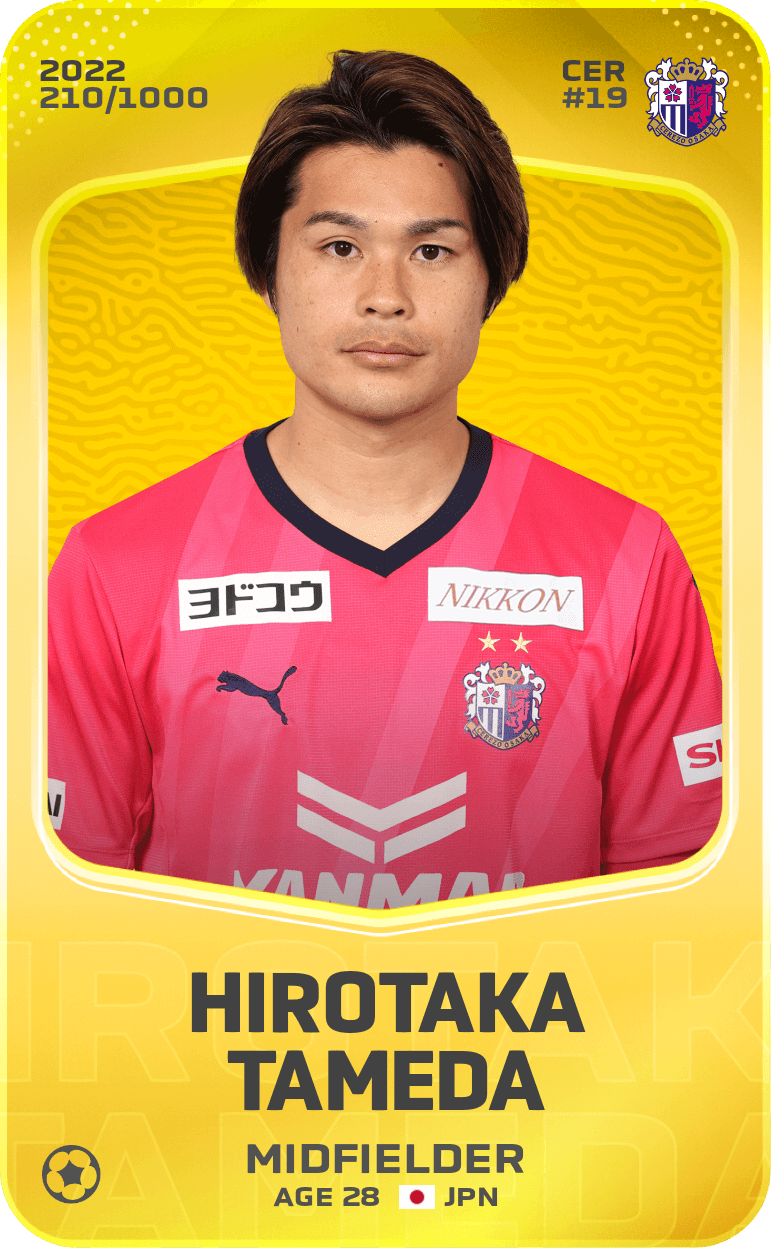 Hirotaka Tameda 2022-23 • Limited 210/1000