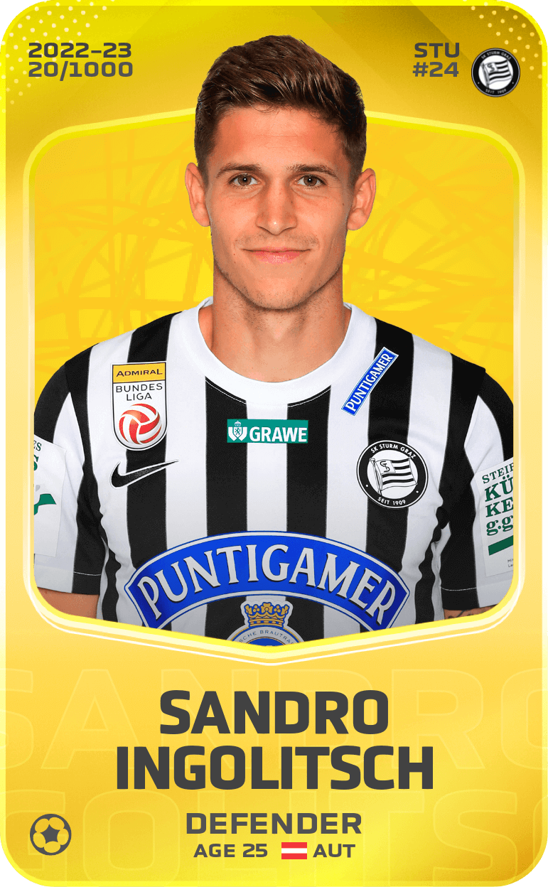 Sandro Ingolitsch 2022-23 • Limited 20/1000