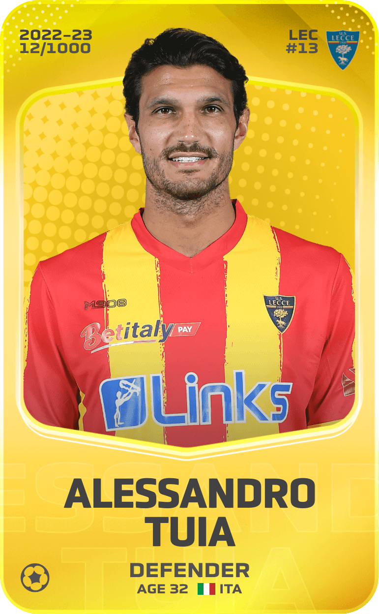 Alessandro Tuia 2022-23 • Limited 12/1000