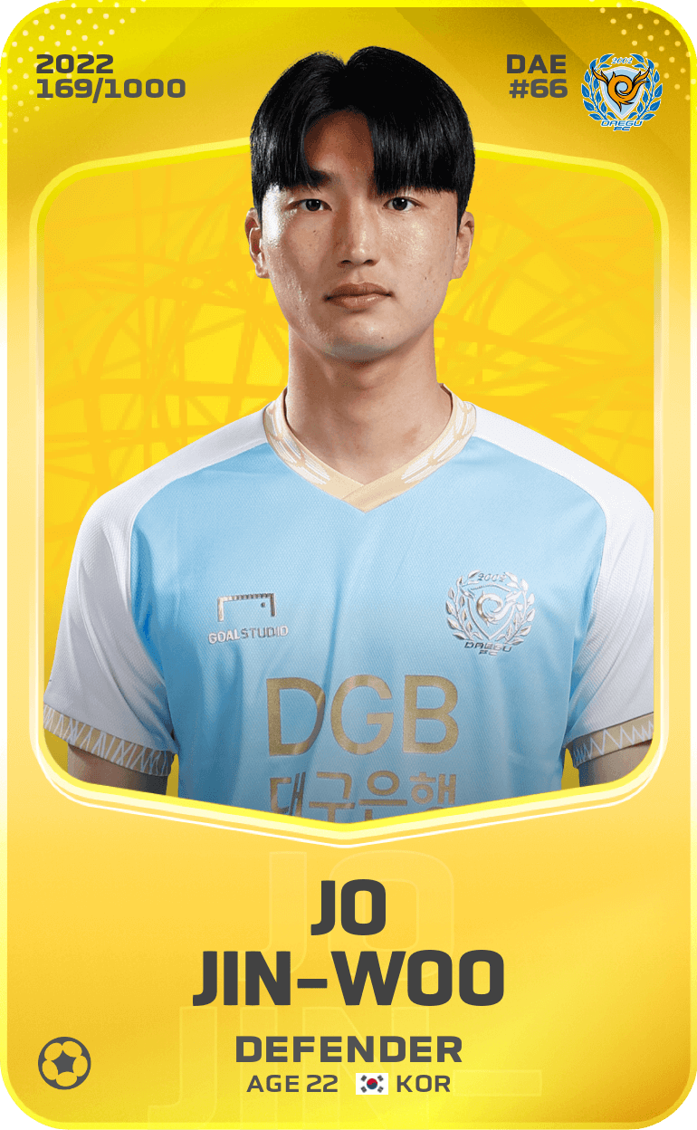 Jo Jin-woo 2022-23 • Limited 169/1000