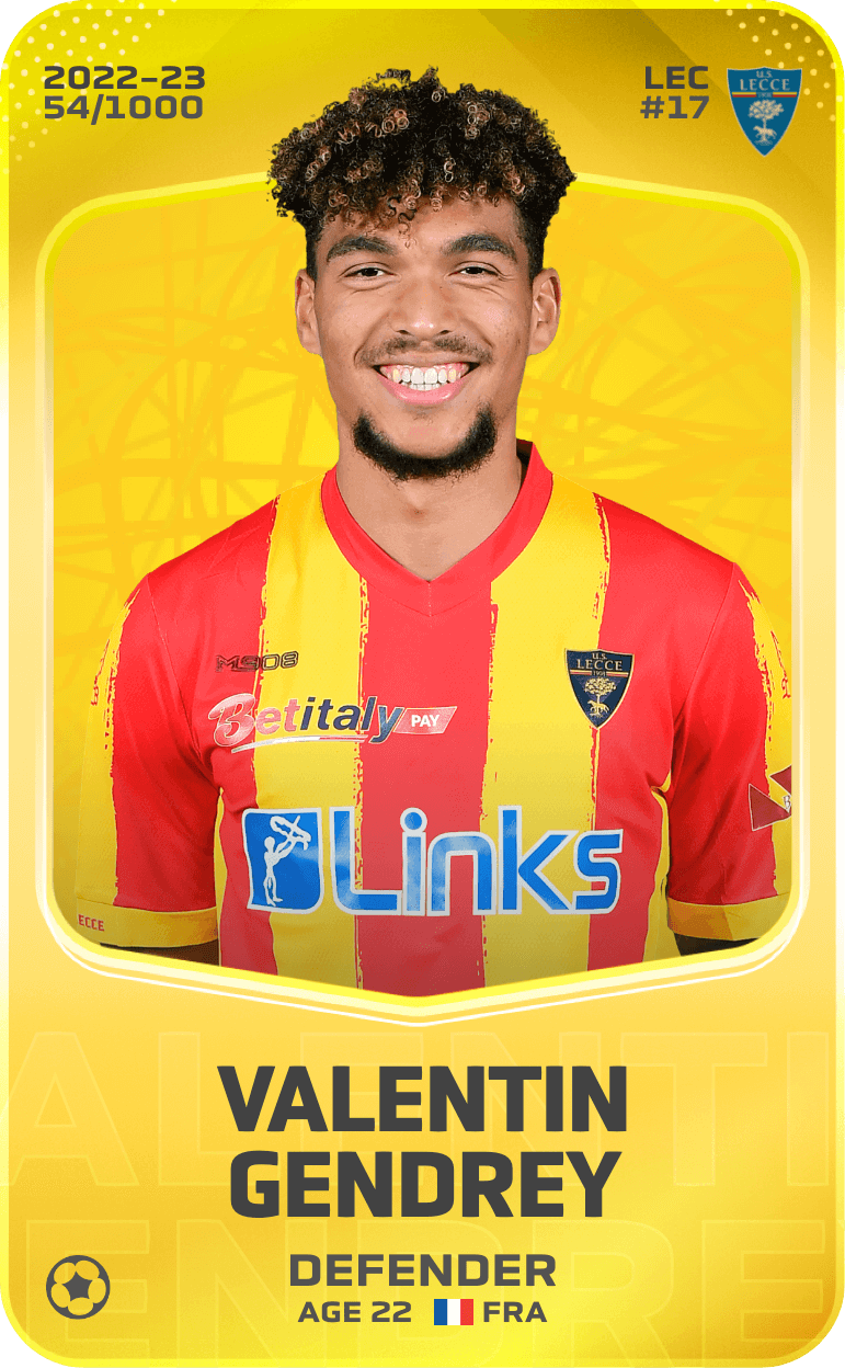 Valentin Gendrey 2022-23 • Limited 54/1000