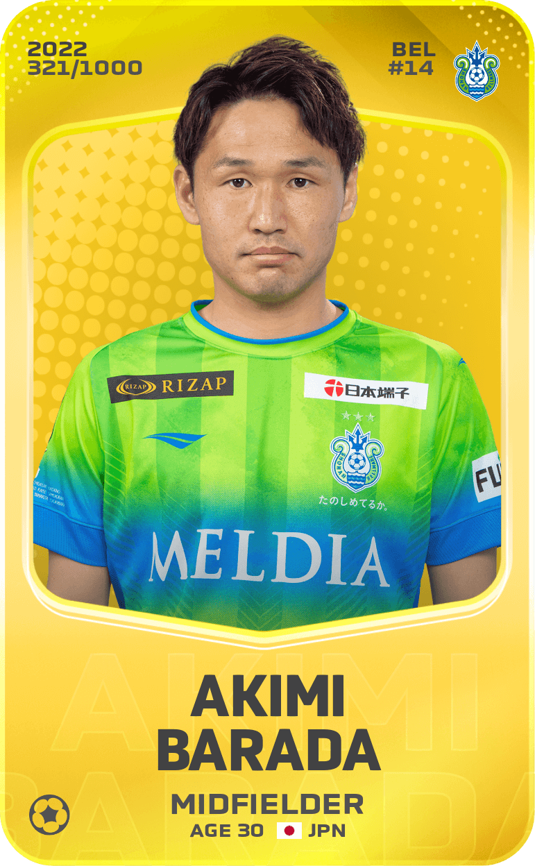 Akimi Barada 2022-23 • Limited 321/1000