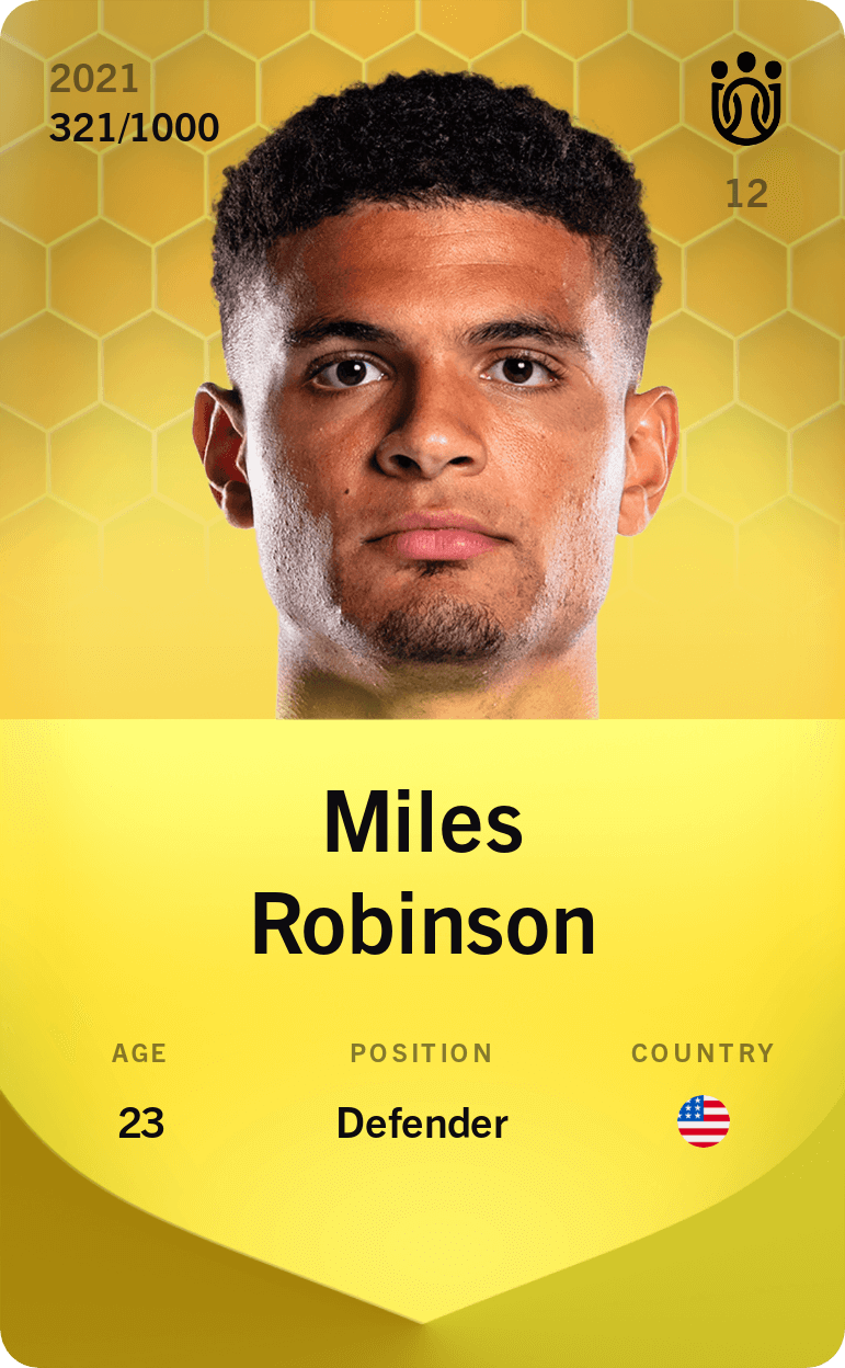 Miles Robinson 2021-22 • Limited 321/1000
