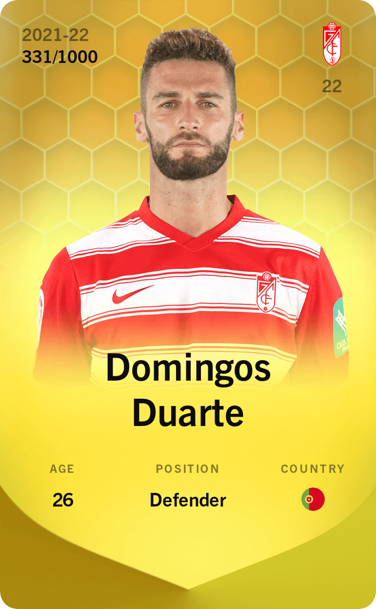 Domingos Duarte 2021-22 • Limited 331/1000