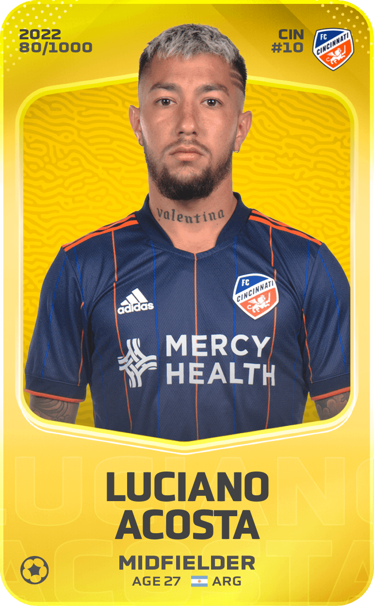 Luciano Acosta 2022-23 • Limited 80/1000