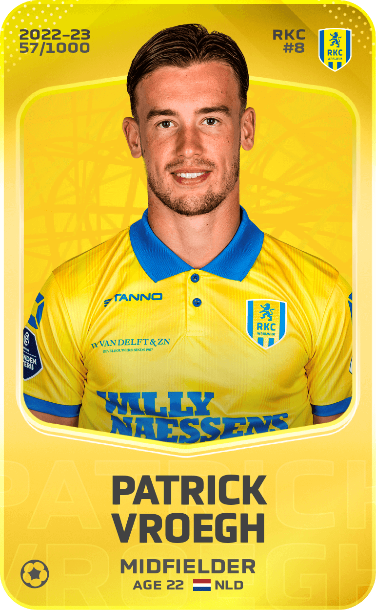 Patrick Vroegh 2022-23 • Limited 57/1000