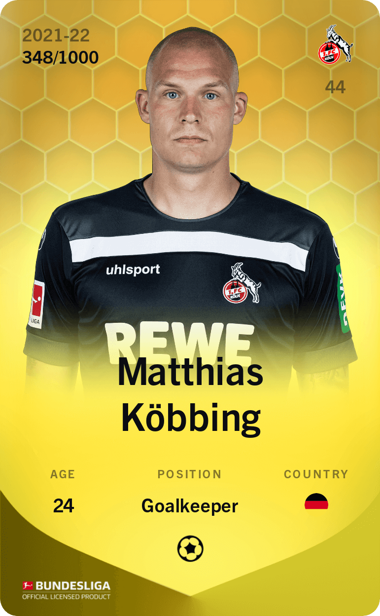 Matthias Köbbing 2021-22 • Limited 348/1000