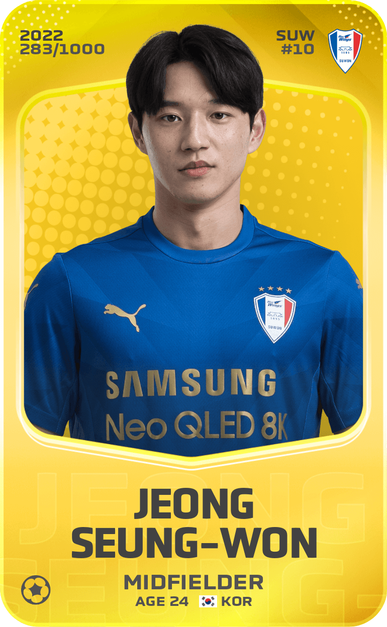 Jeong Seung-Won 2022-23 • Limited 283/1000