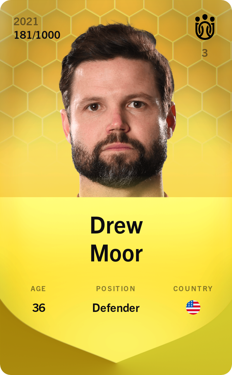 Sorare - Sorare Official - Drew Moor 2021-22 • Limited 181/1000 - NFT # 5872377187834429333969084862906608812252588345693710805809961379415488417365