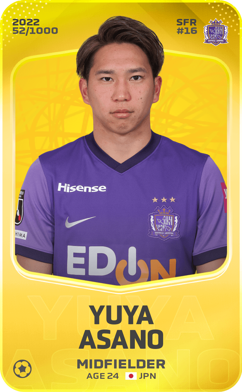 Yuya Asano 2022-23 • Limited 52/1000