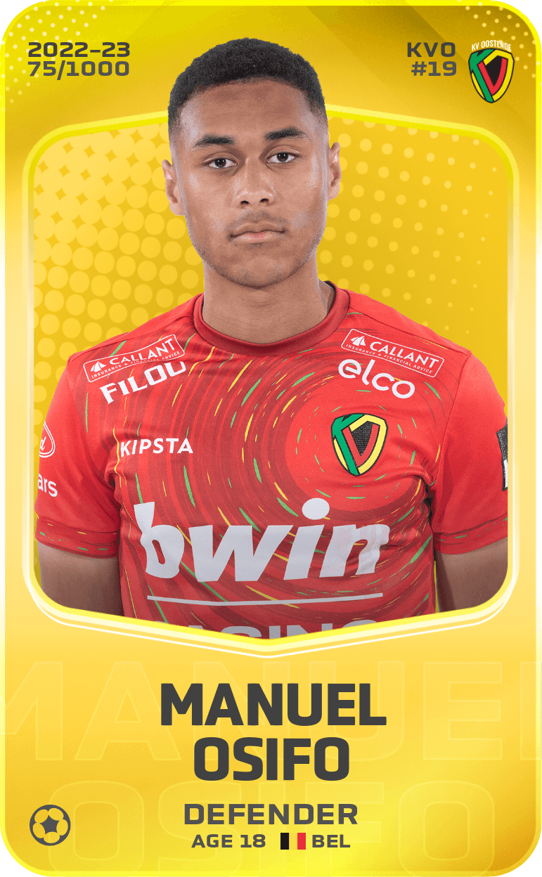 Manuel Osifo 2022-23 • Limited 75/1000
