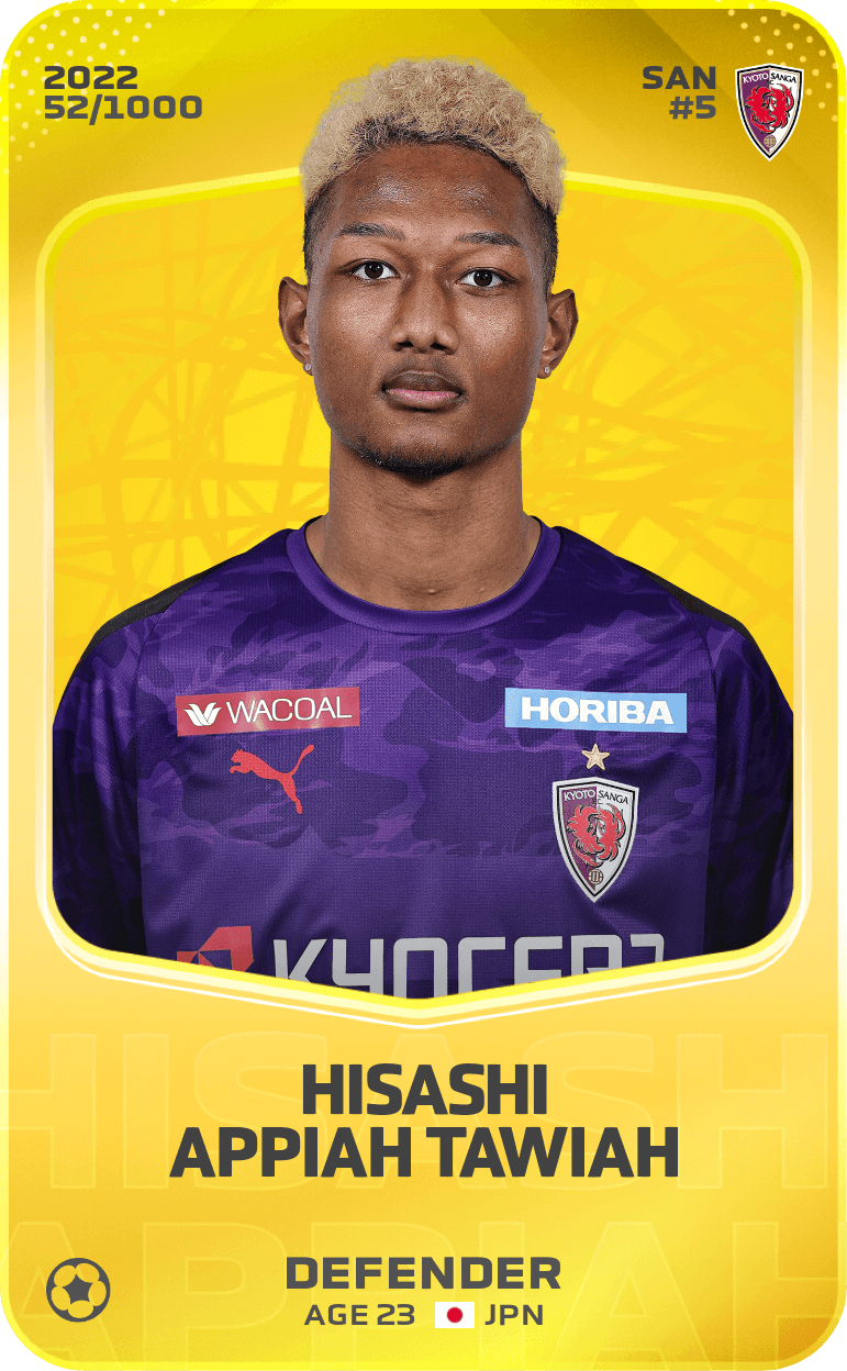 Hisashi Appiah Tawiah 2022-23 • Limited 52/1000
