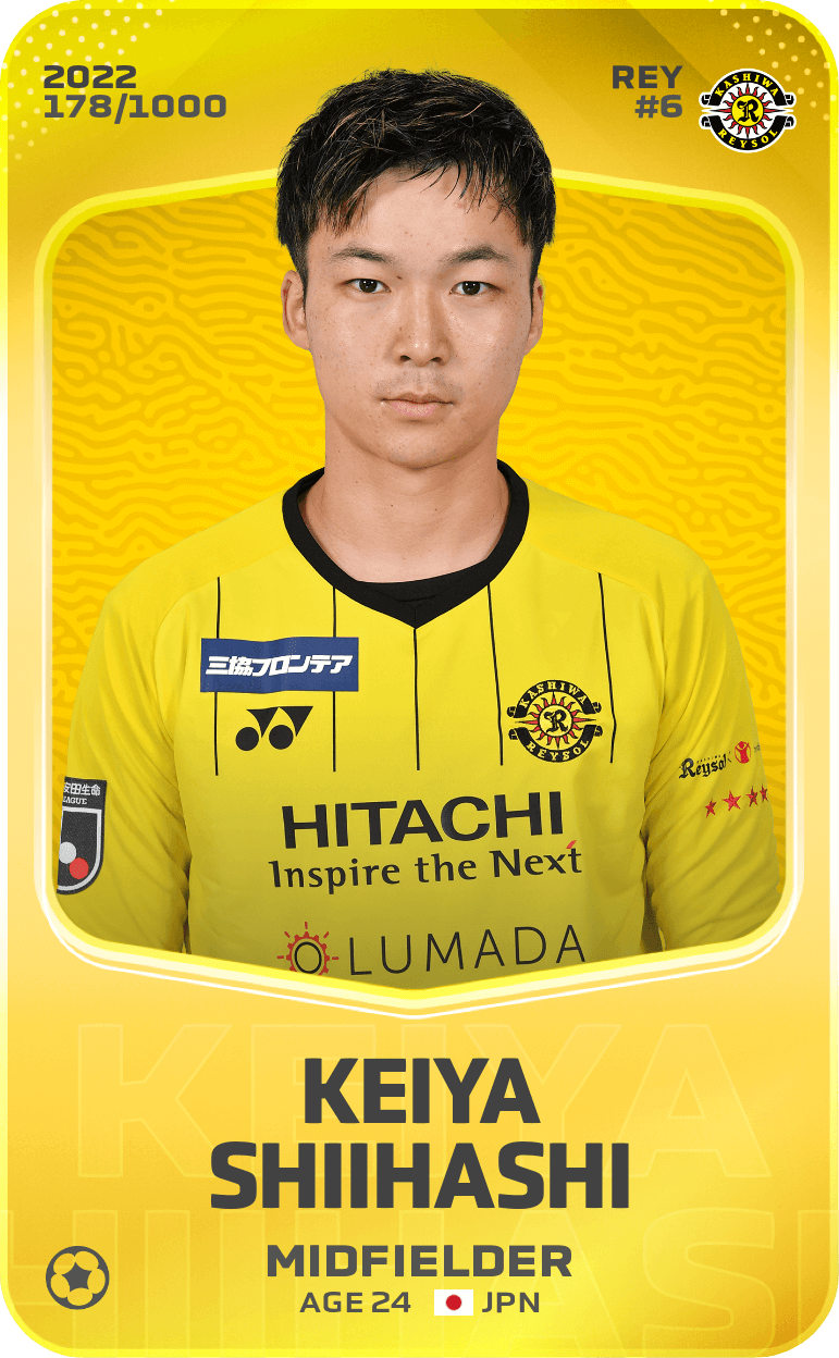 Keiya Shiihashi 2022-23 • Limited 178/1000