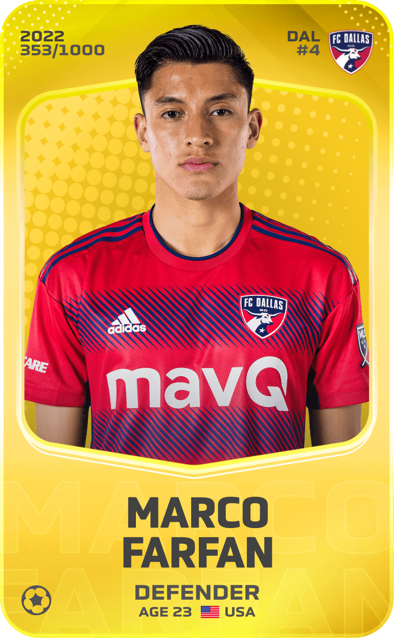 Marco Farfan 2022-23 • Limited 353/1000