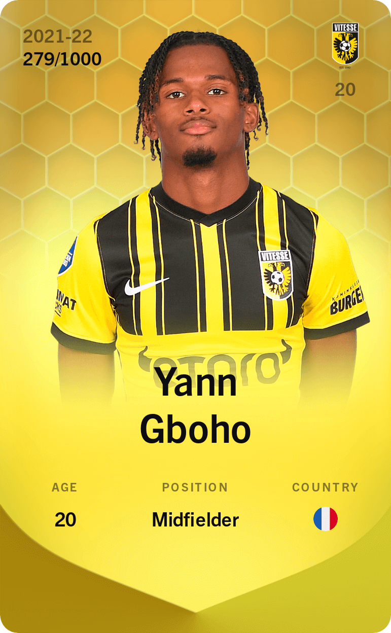 Yann Gboho 2021-22 • Limited 279/1000