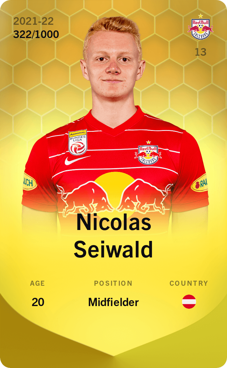 Nicolas Seiwald 2021-22 • Limited 322/1000