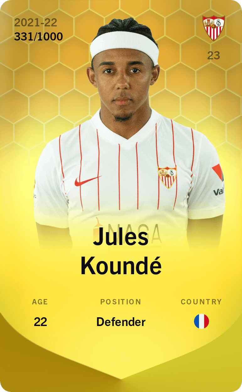 Jules Koundé 2021-22 • Limited 331/1000
