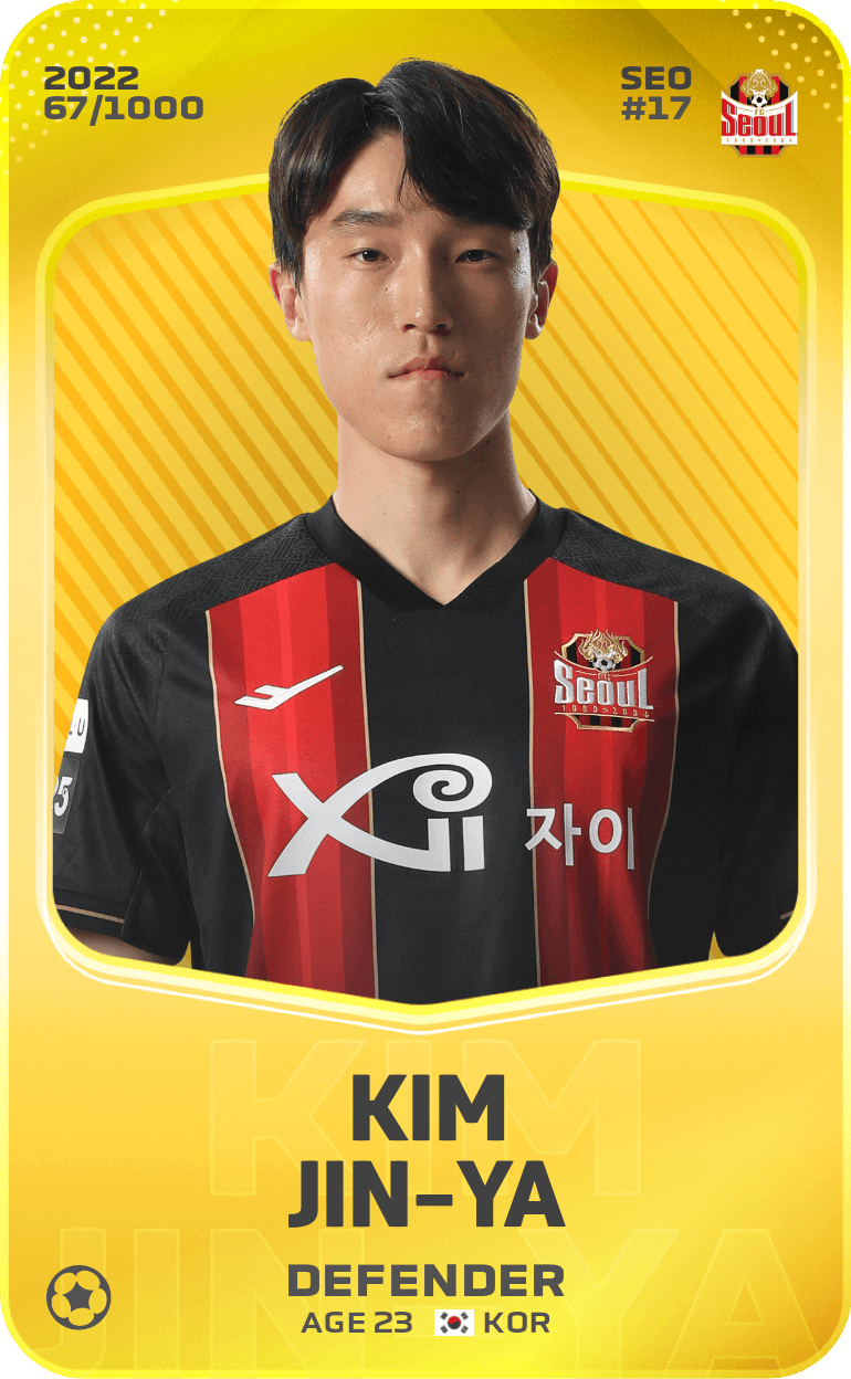 Kim Jin-Ya 2022-23 • Limited 67/1000