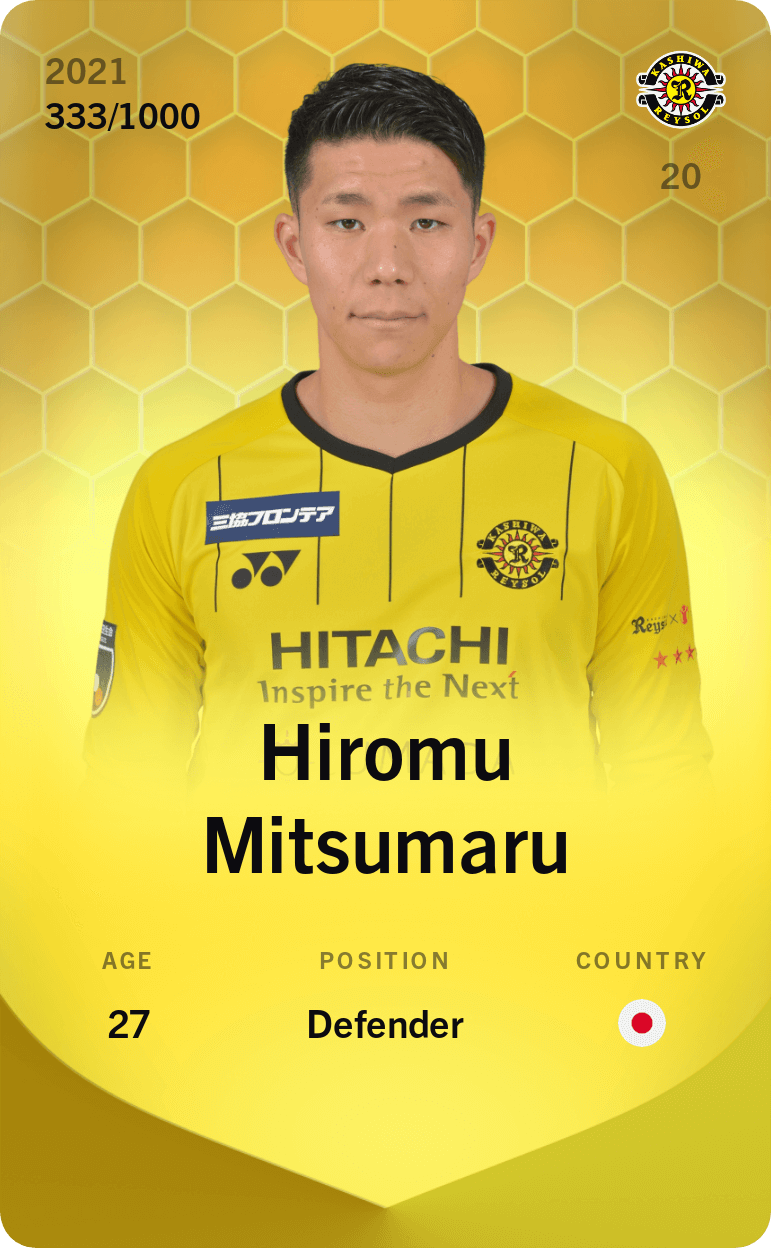 Hiromu Mitsumaru 2021-22 • Limited 333/1000