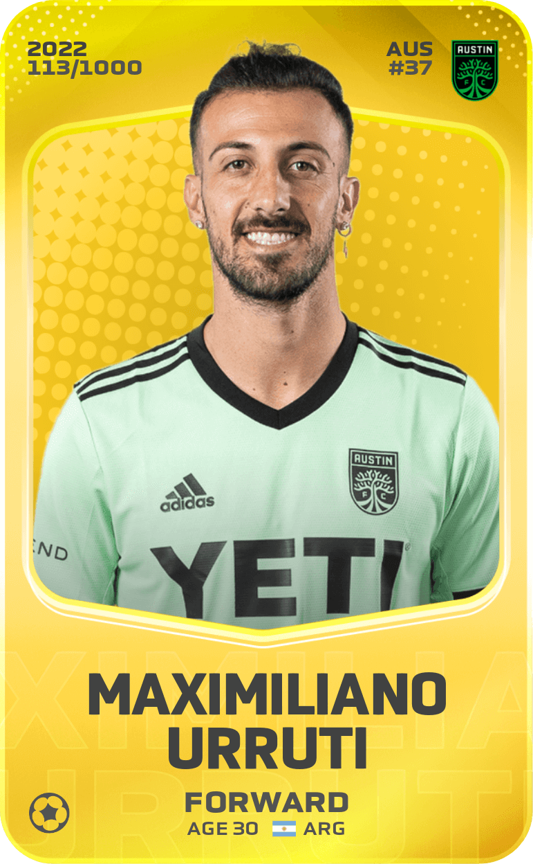 Maximiliano Urruti 2022-23 • Limited 113/1000