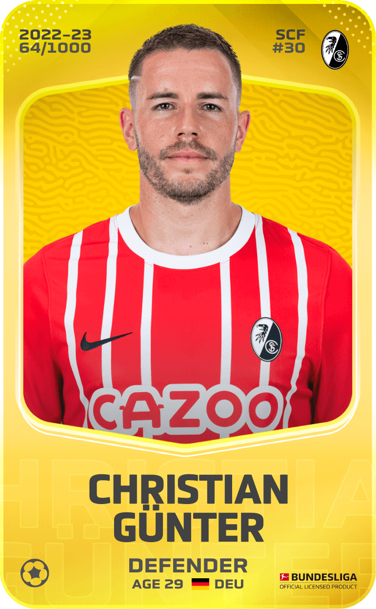 Christian Günter 2022-23 • Limited 64/1000