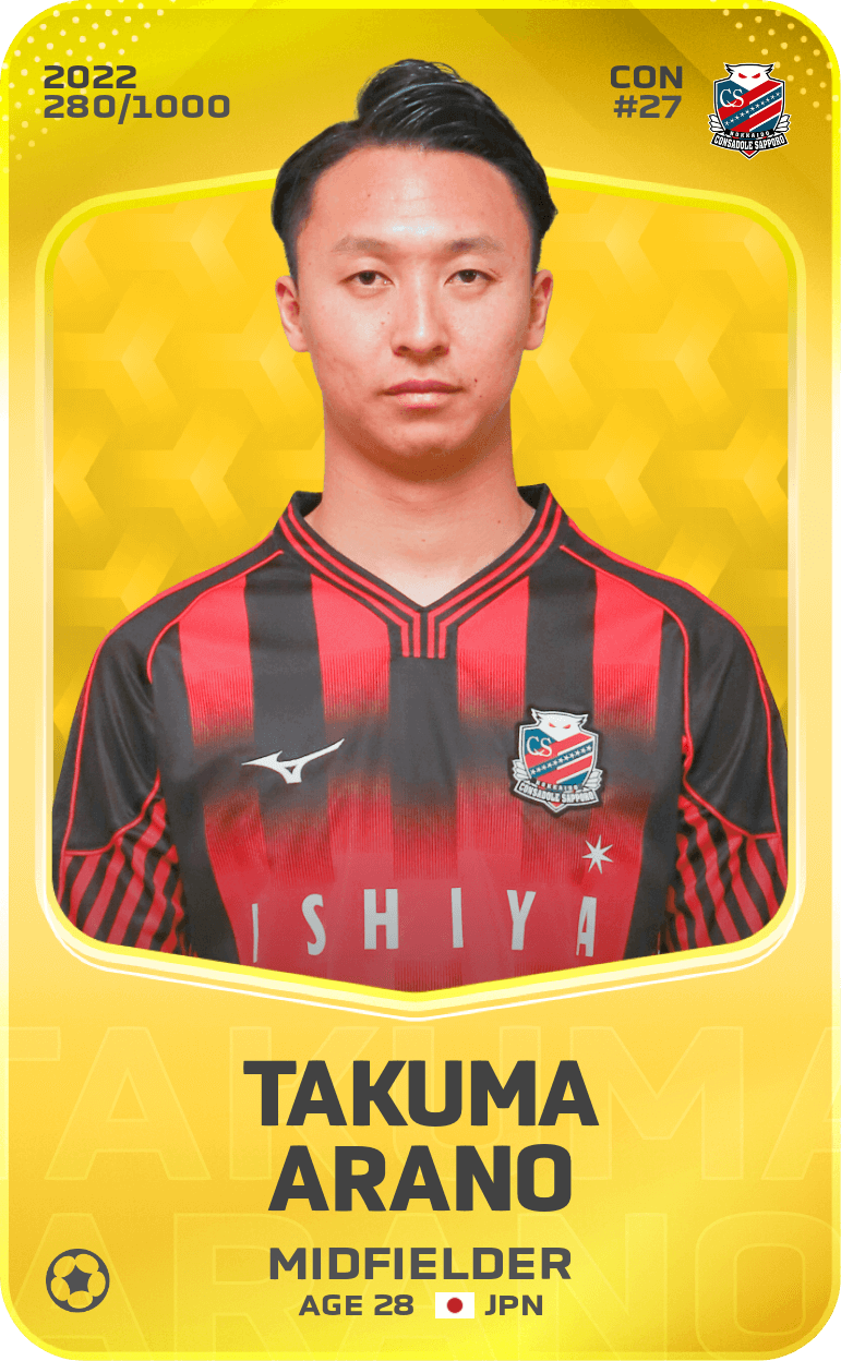 Takuma Arano 2022-23 • Limited 280/1000