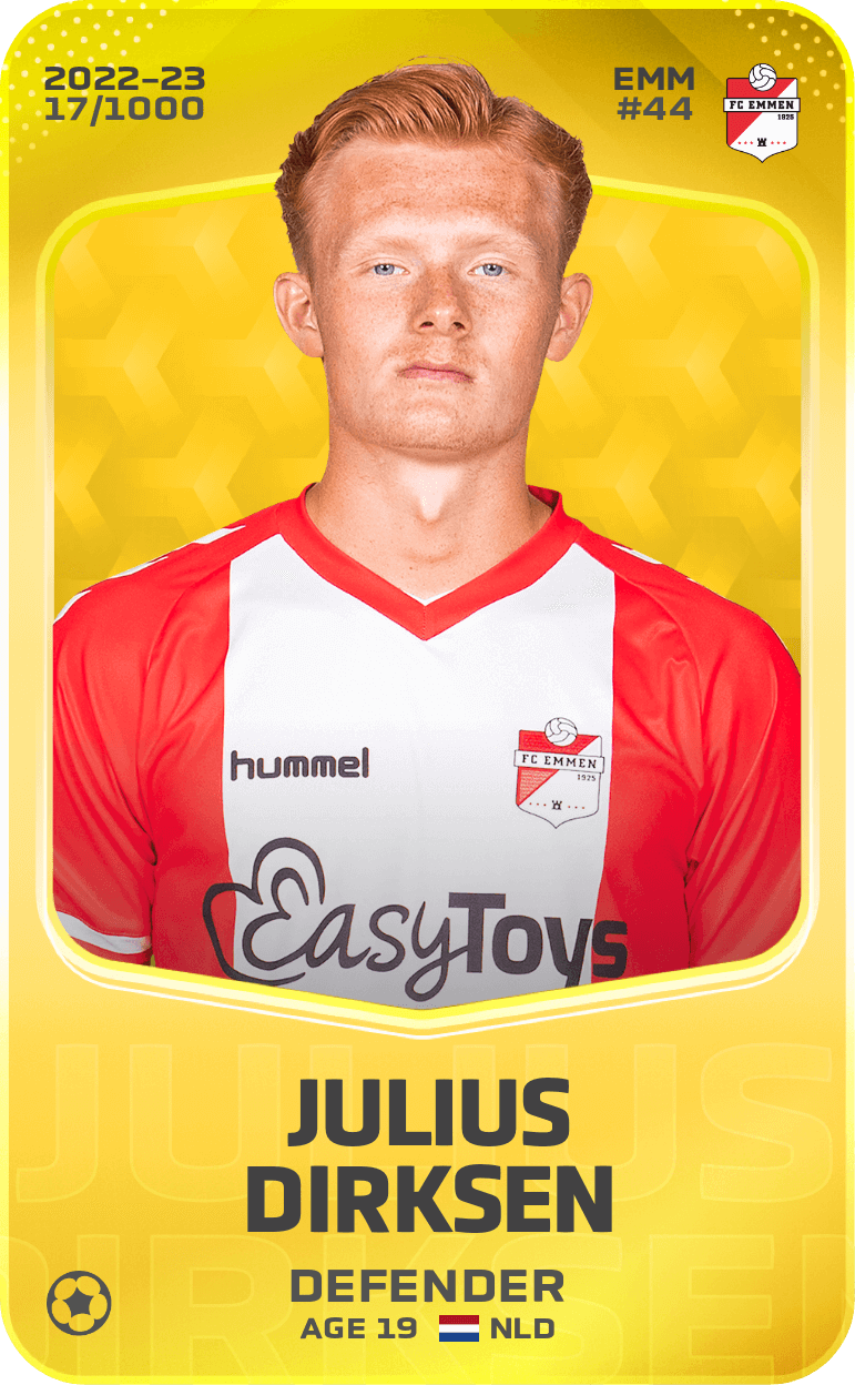 Julius Dirksen 2022-23 • Limited 17/1000