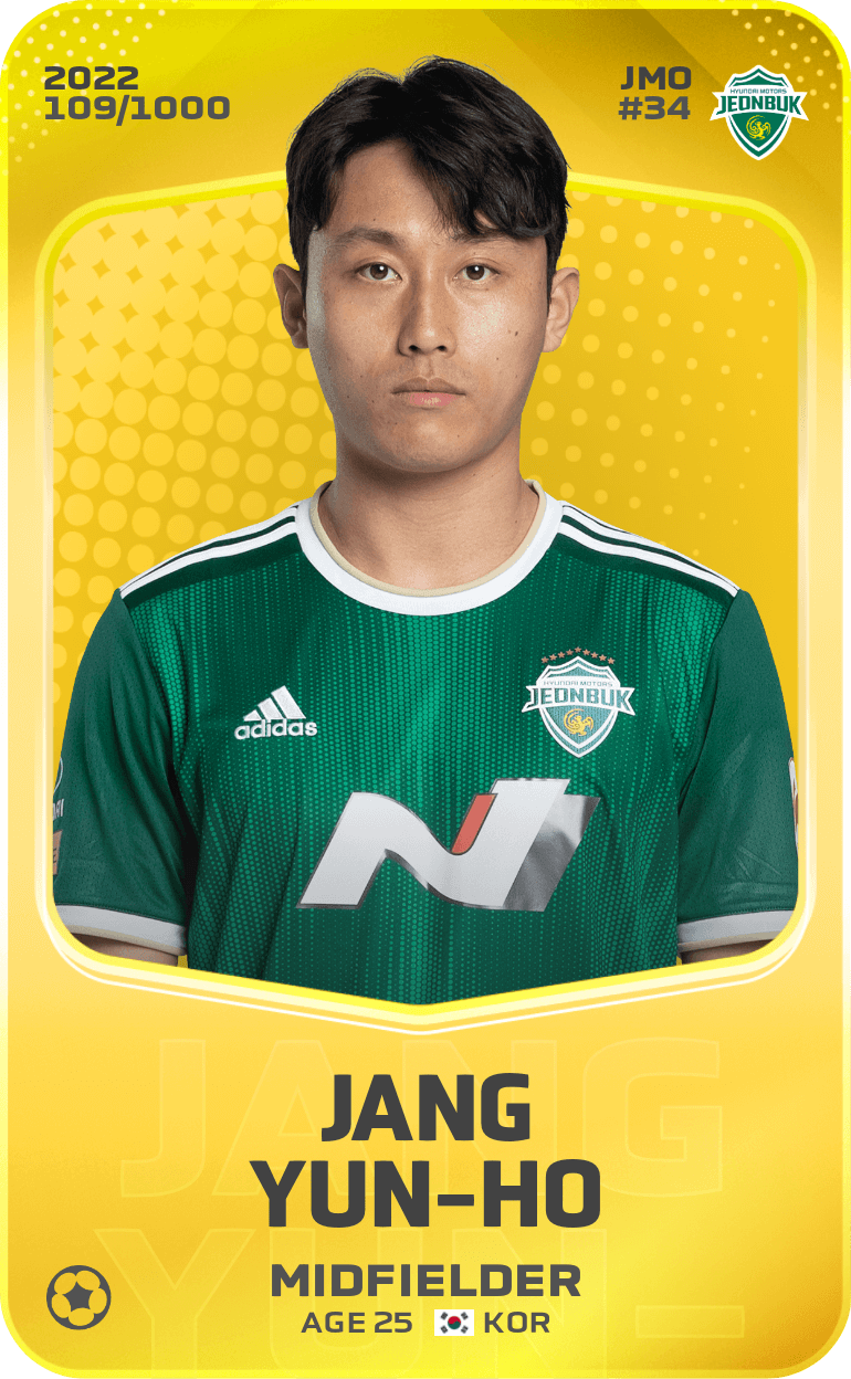 Jang Yun-Ho 2022-23 • Limited 109/1000