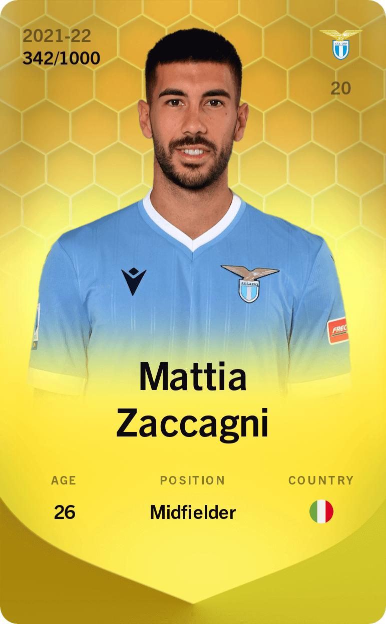 Mattia Zaccagni 2021-22 • Limited 342/1000