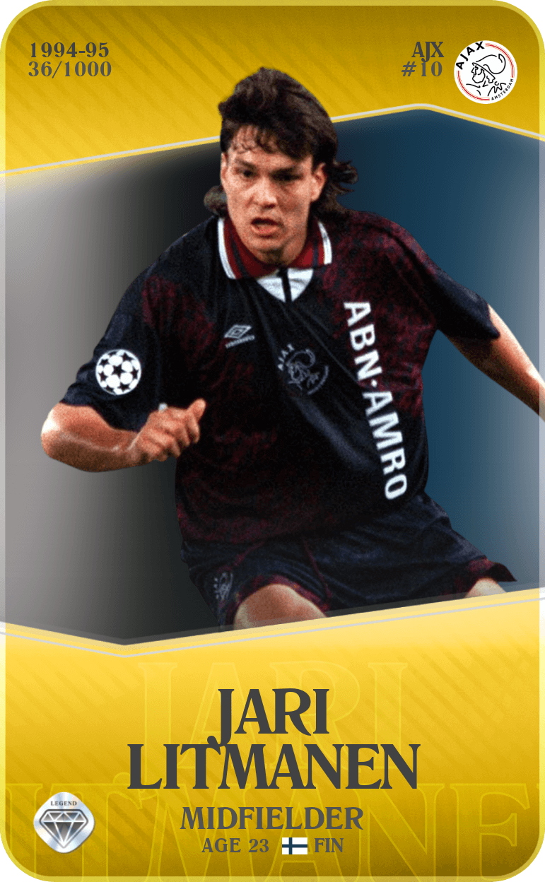 Jari Litmanen 1994-95 • Limited 36/1000