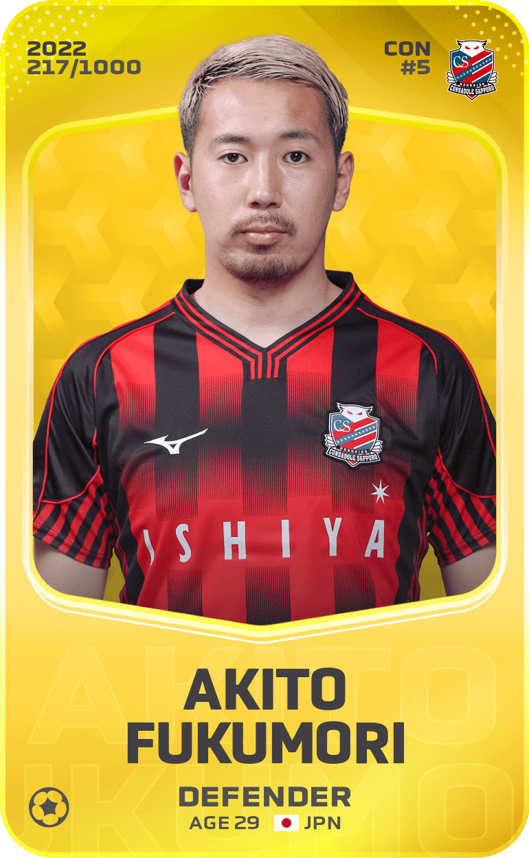 Akito Fukumori 2022-23 • Limited 217/1000