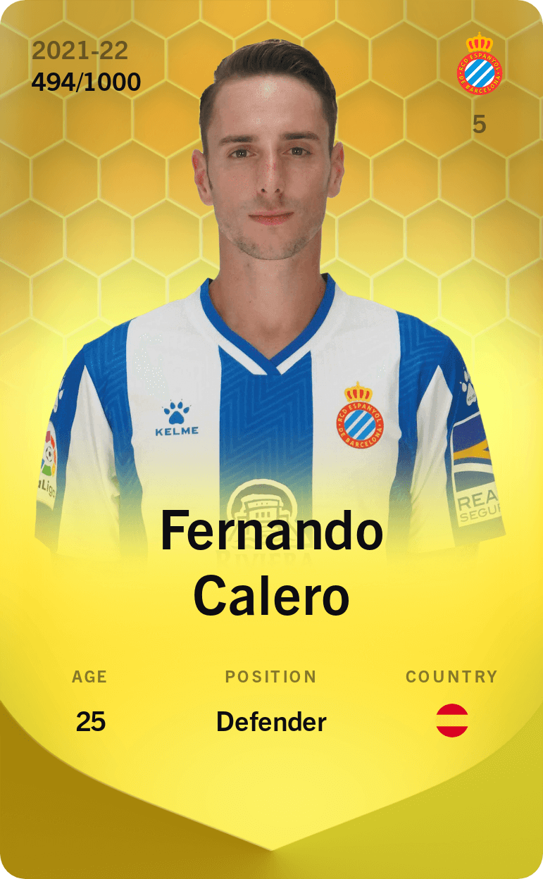 Fernando Calero 2021-22 • Limited 494/1000