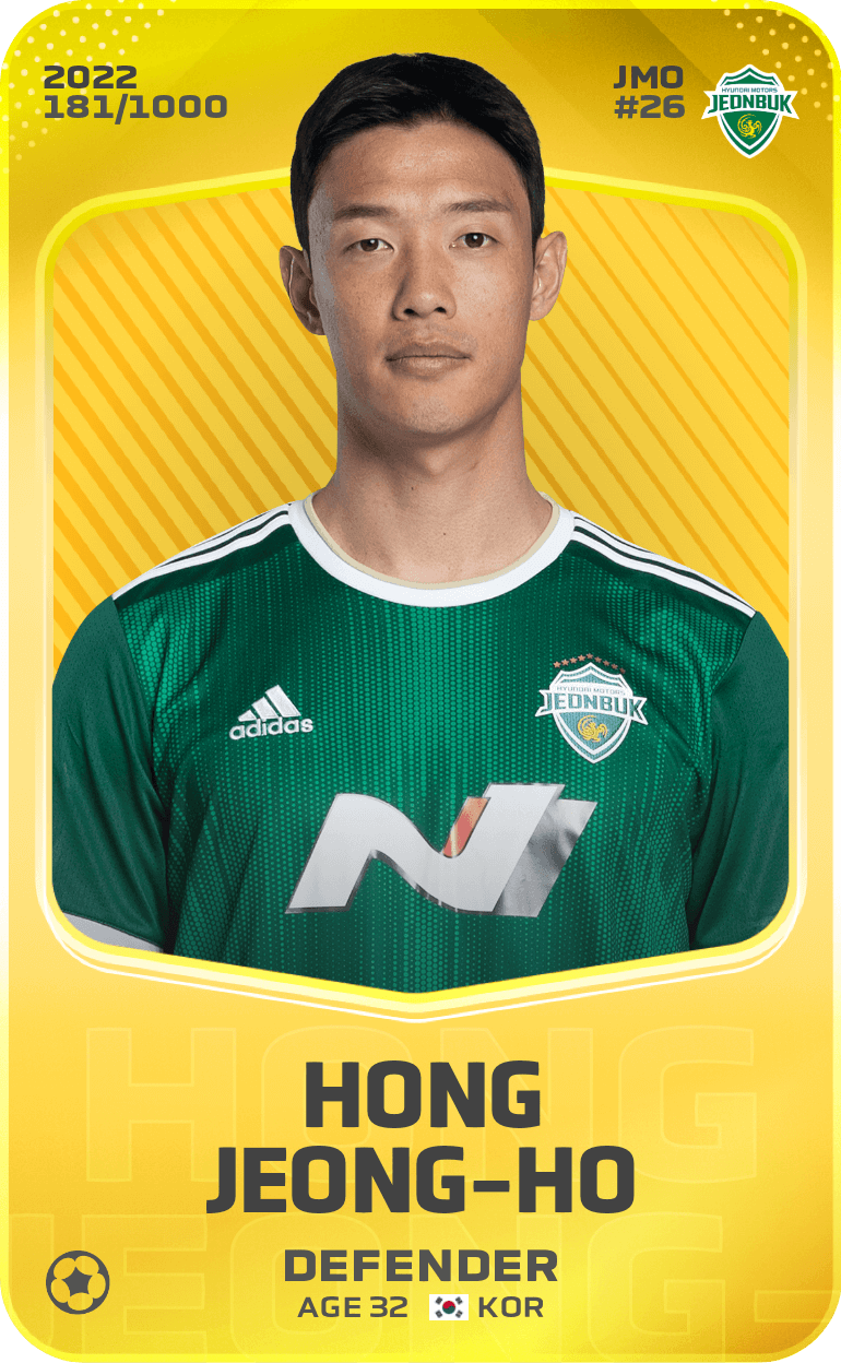 Hong Jeong-Ho 2022-23 • Limited 181/1000