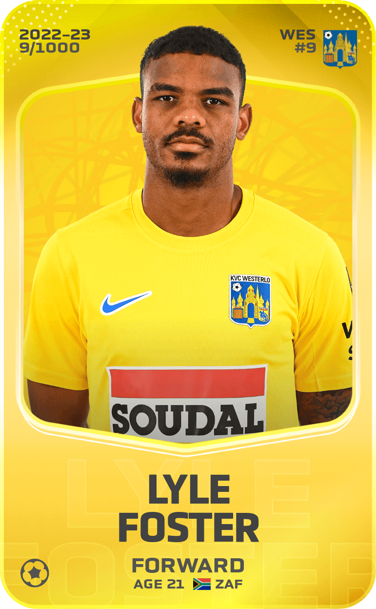 Lyle Foster 2022-23 • Limited 9/1000