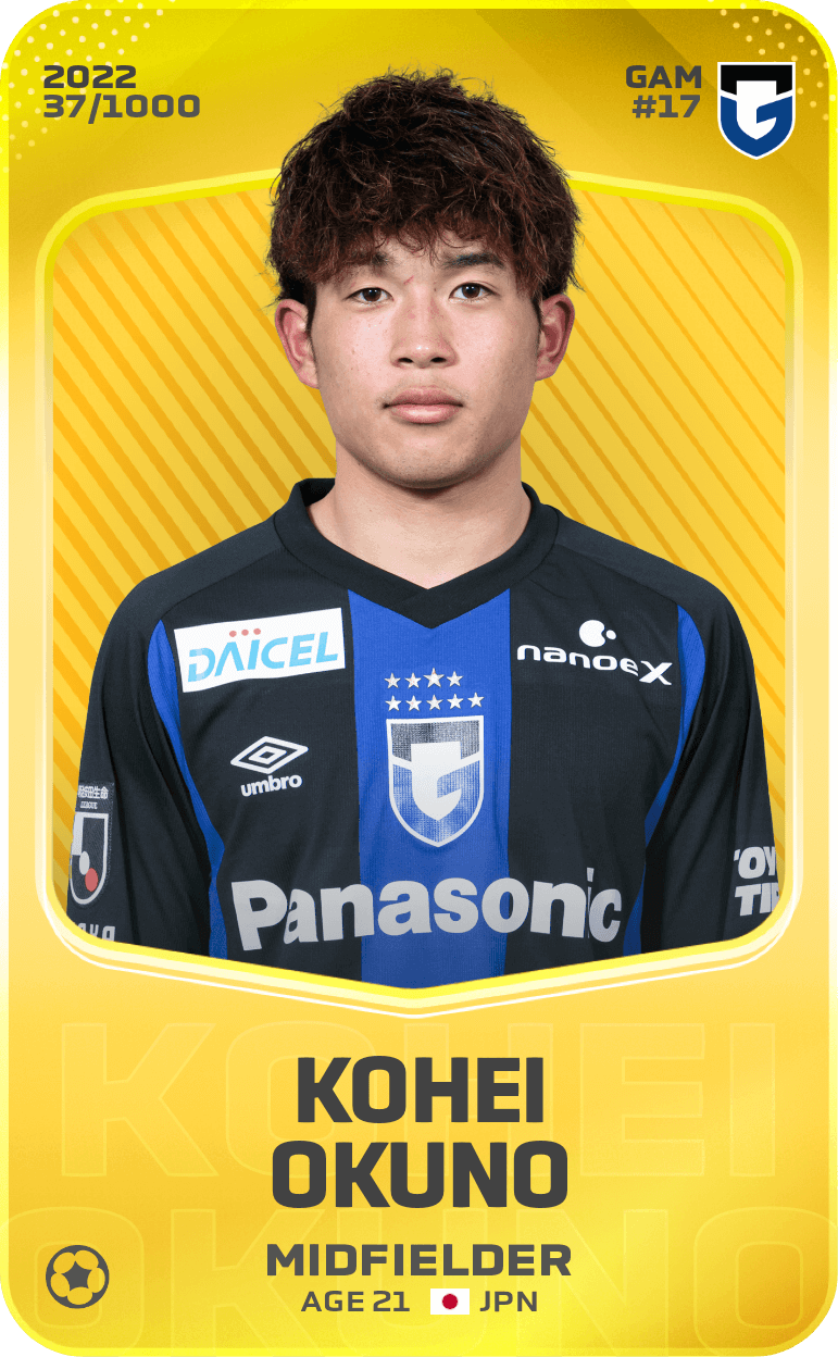 Kohei Okuno 2022-23 • Limited 37/1000