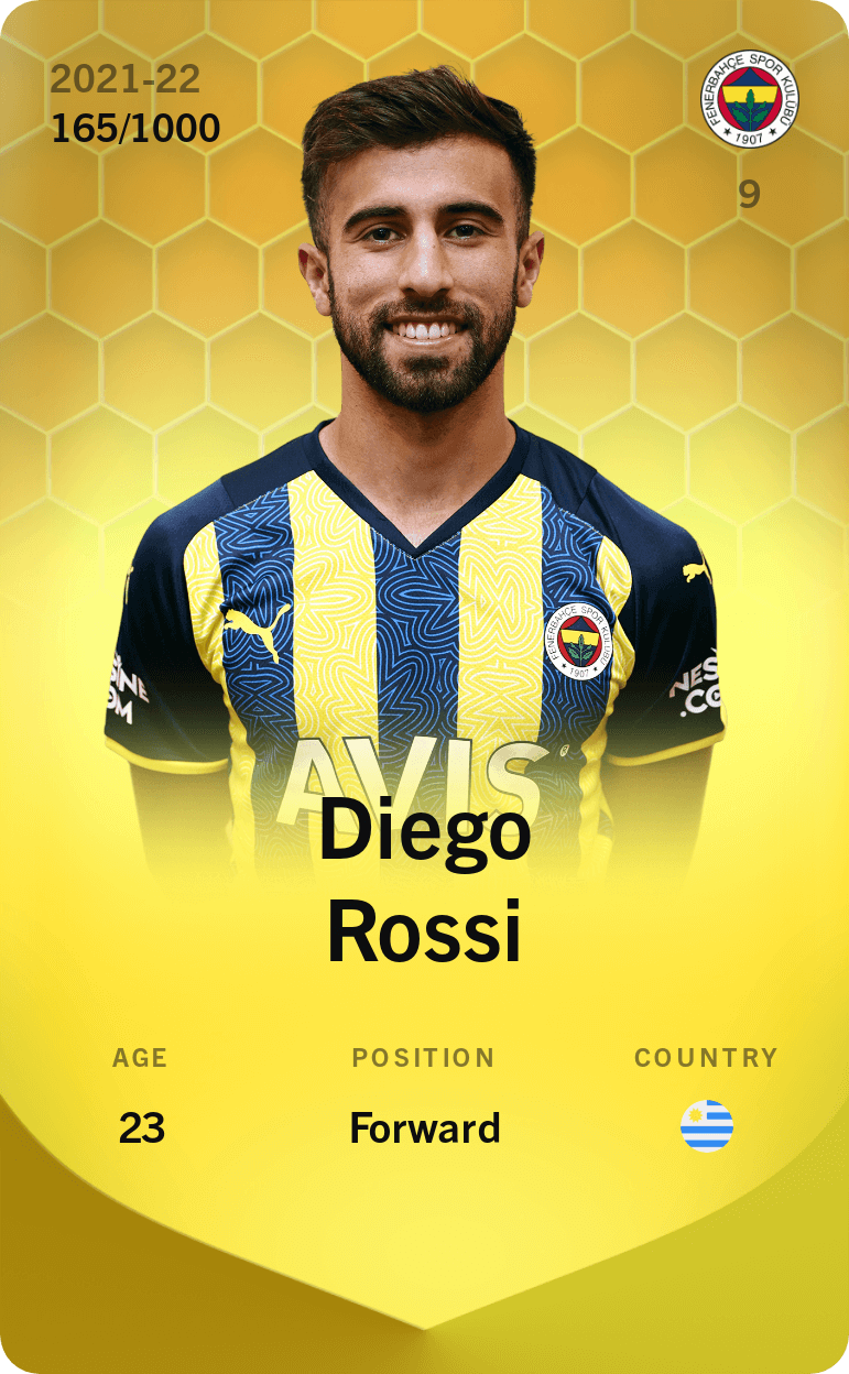 Diego Rossi 2021-22 • Limited 165/1000