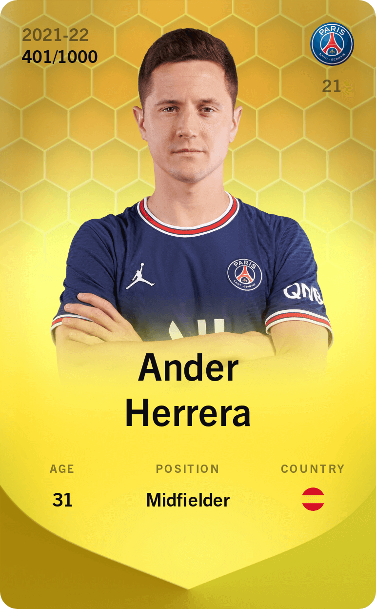 Ander Herrera 2021-22 • Limited 401/1000