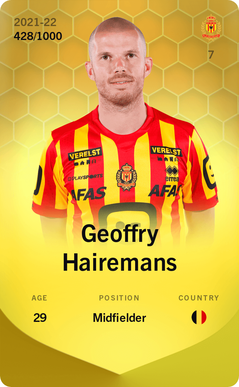 Geoffry Hairemans 2021-22 • Limited 428/1000