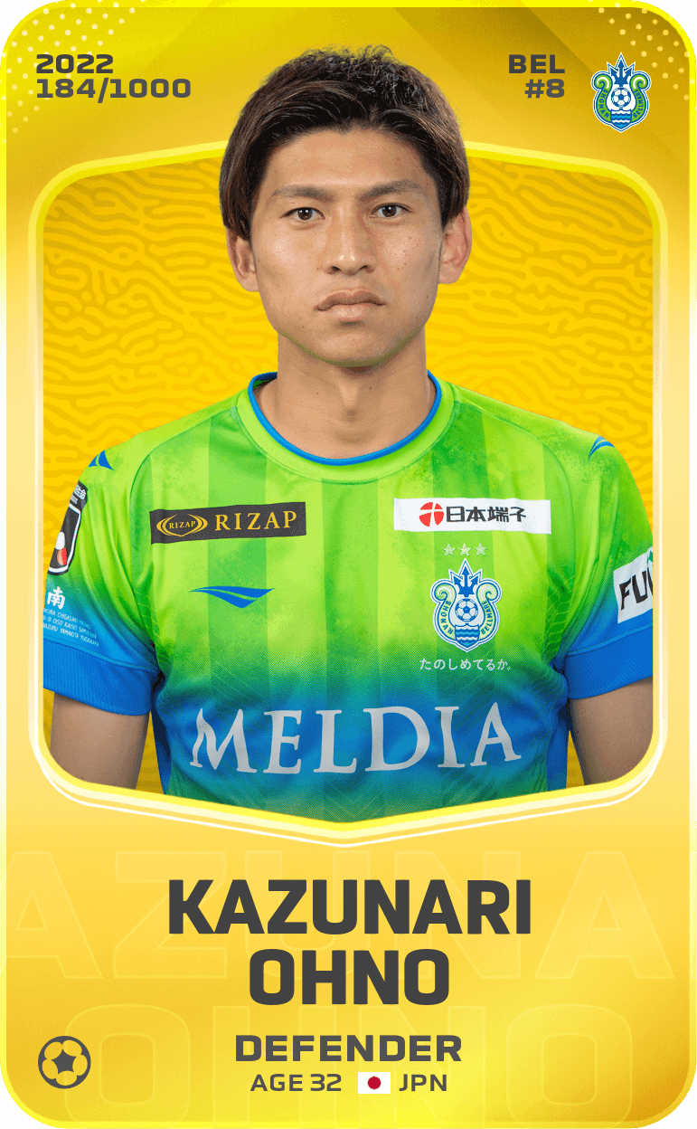 Kazunari Ohno 2022-23 • Limited 184/1000