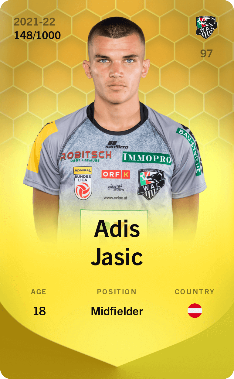Adis Jasic 2021-22 • Limited 148/1000
