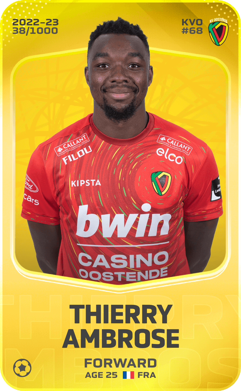 Thierry Ambrose 2022-23 • Limited 38/1000